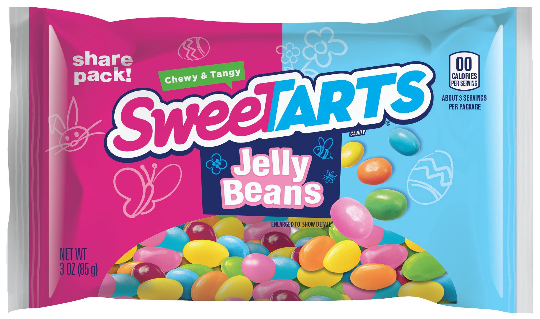 slide 1 of 1, SweeTARTS Jelly Beans Candy Share Pack 3.5 oz, 3.5 oz