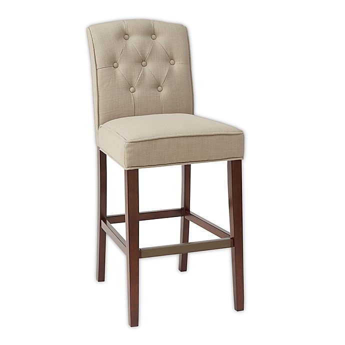 slide 1 of 4, Marian Madison Park Tufted Bar Stool - Tan, 1 ct