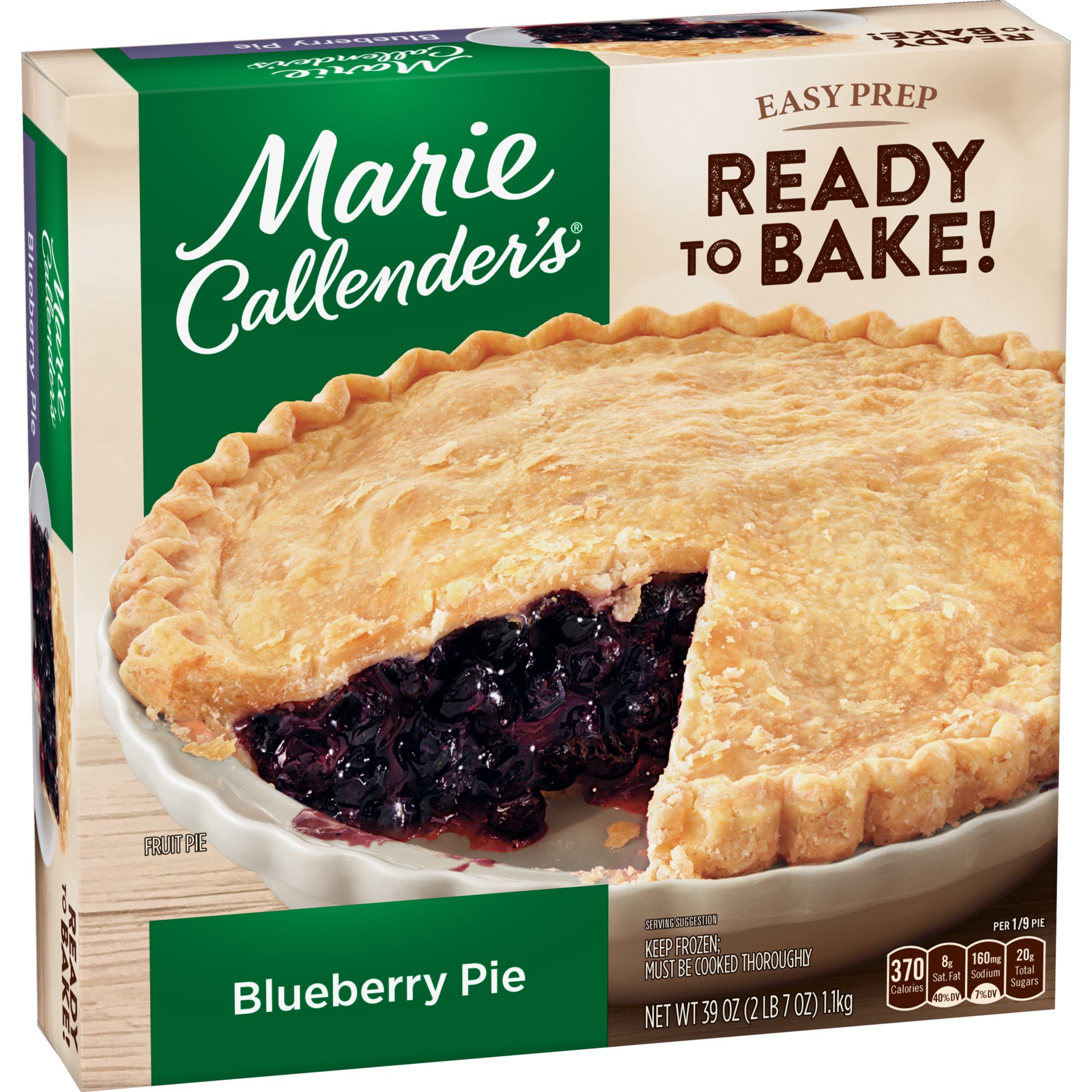 slide 2 of 5, Marie Callender's  Blueberry Pie 39 oz, 39 oz