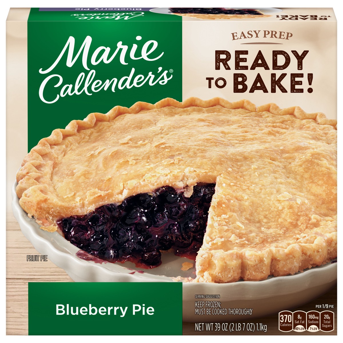 slide 1 of 5, Marie Callender's  Blueberry Pie 39 oz, 39 oz