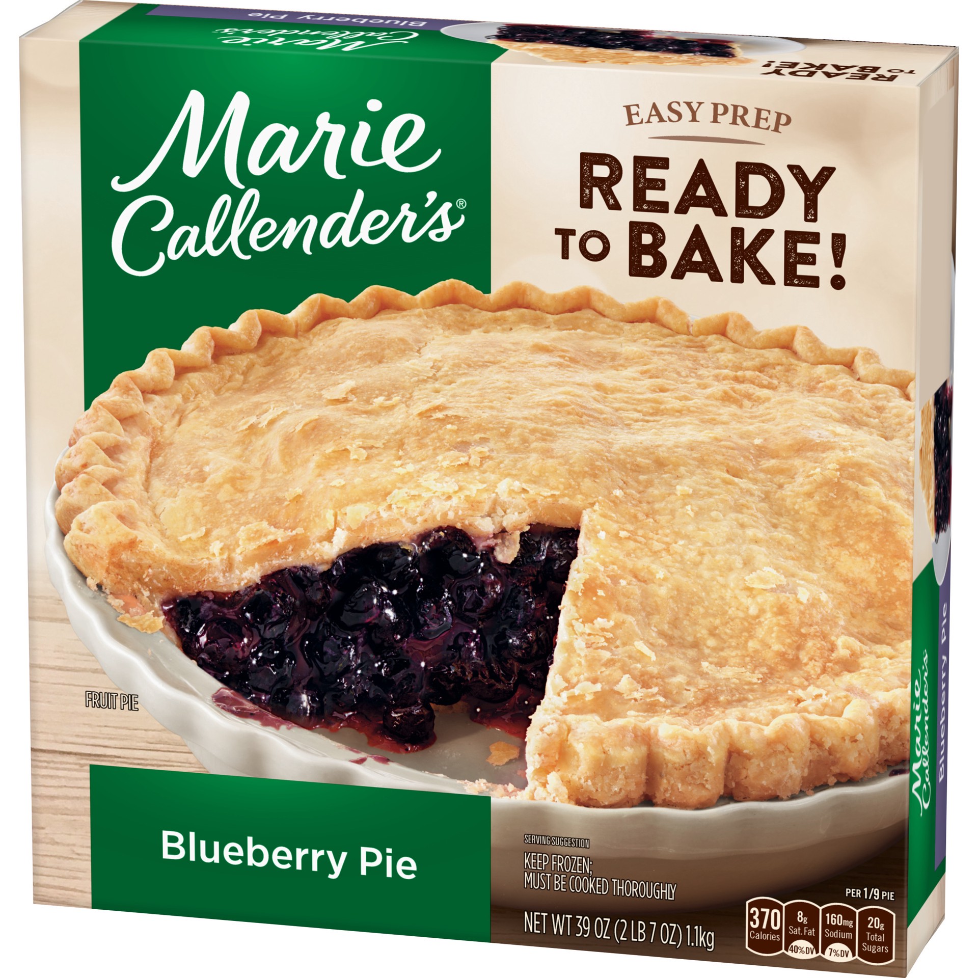 slide 5 of 5, Marie Callender's  Blueberry Pie 39 oz, 39 oz