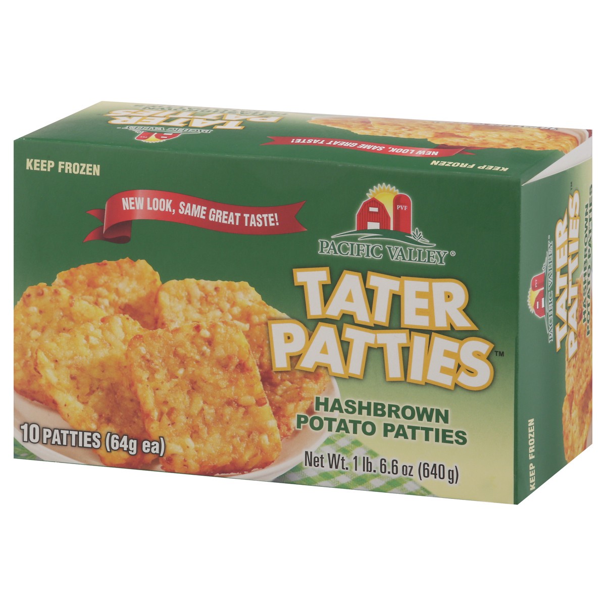 slide 8 of 13, Pacific Valley Tater Patties Hashbrown Potato Patties 10 ea, 10 ct