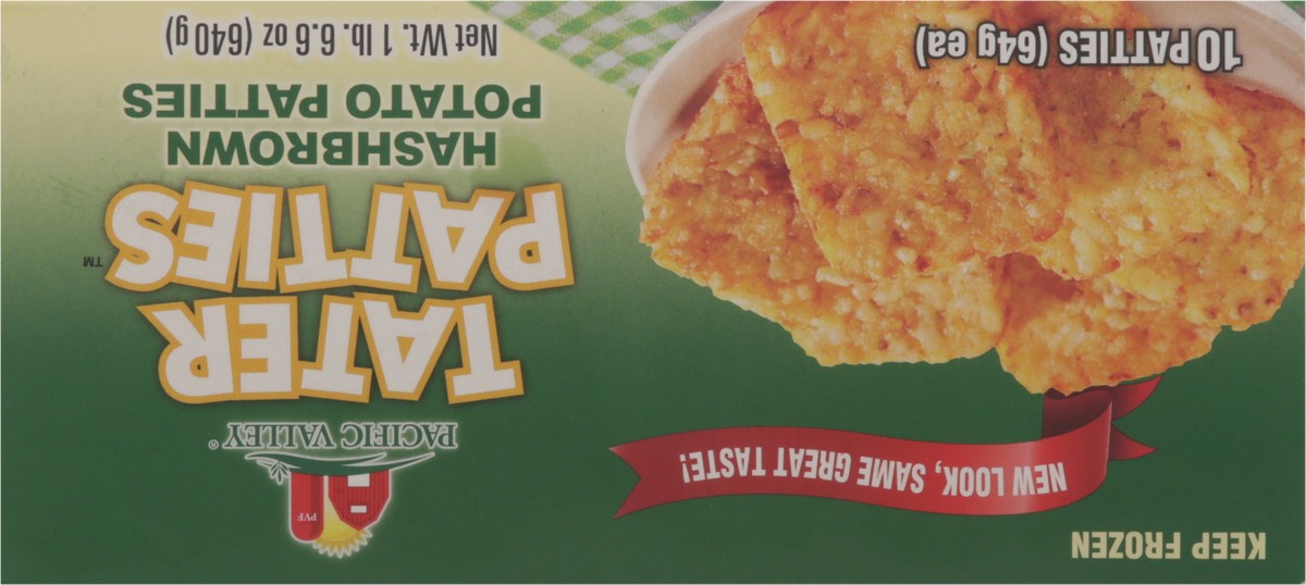 slide 6 of 13, Pacific Valley Tater Patties Hashbrown Potato Patties 10 ea, 10 ct
