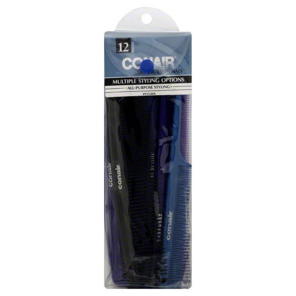 slide 2 of 2, Conair Asst Combs, 12 ct