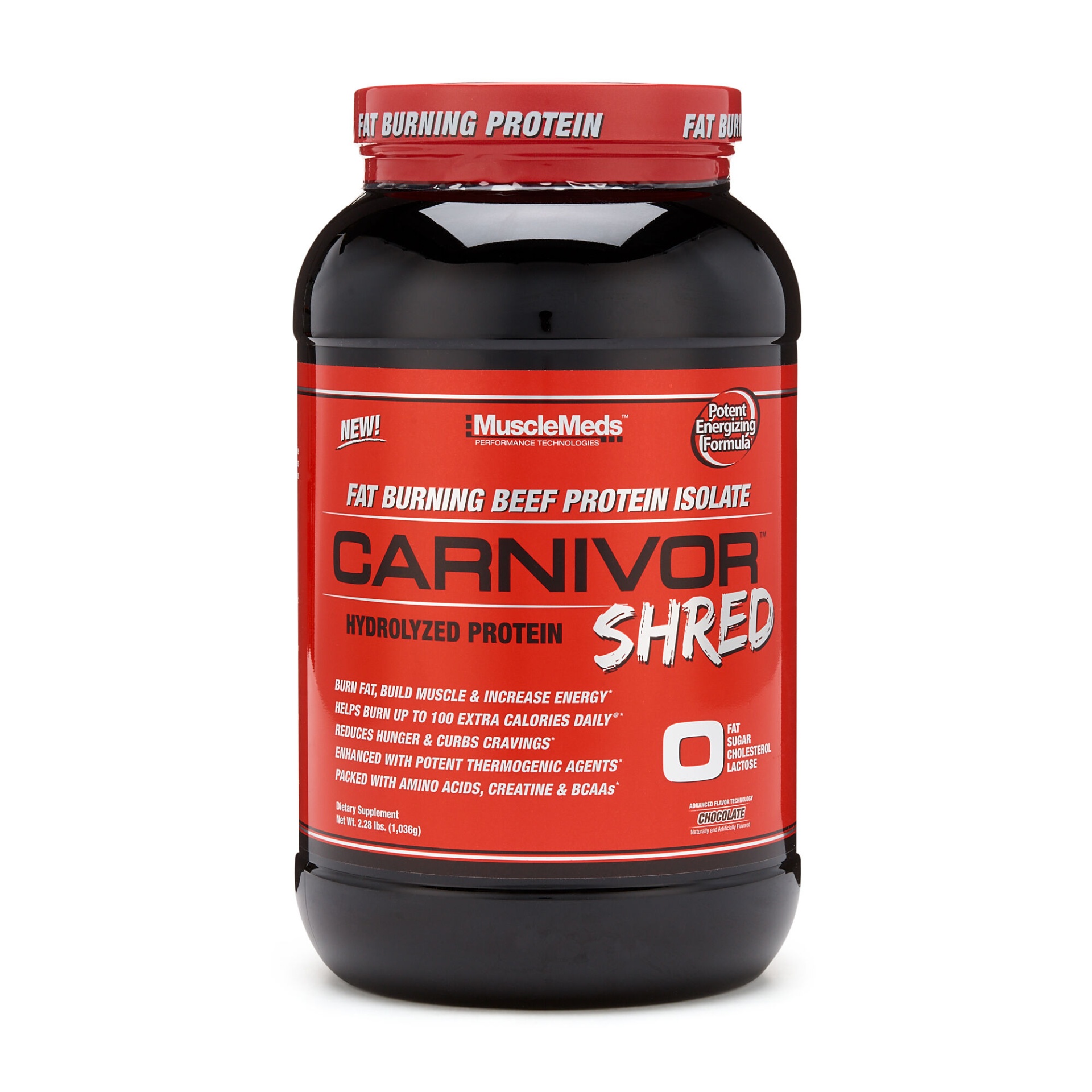 slide 1 of 1, MuscleMeds Carnivor Shred - Chocolate, 1 ct