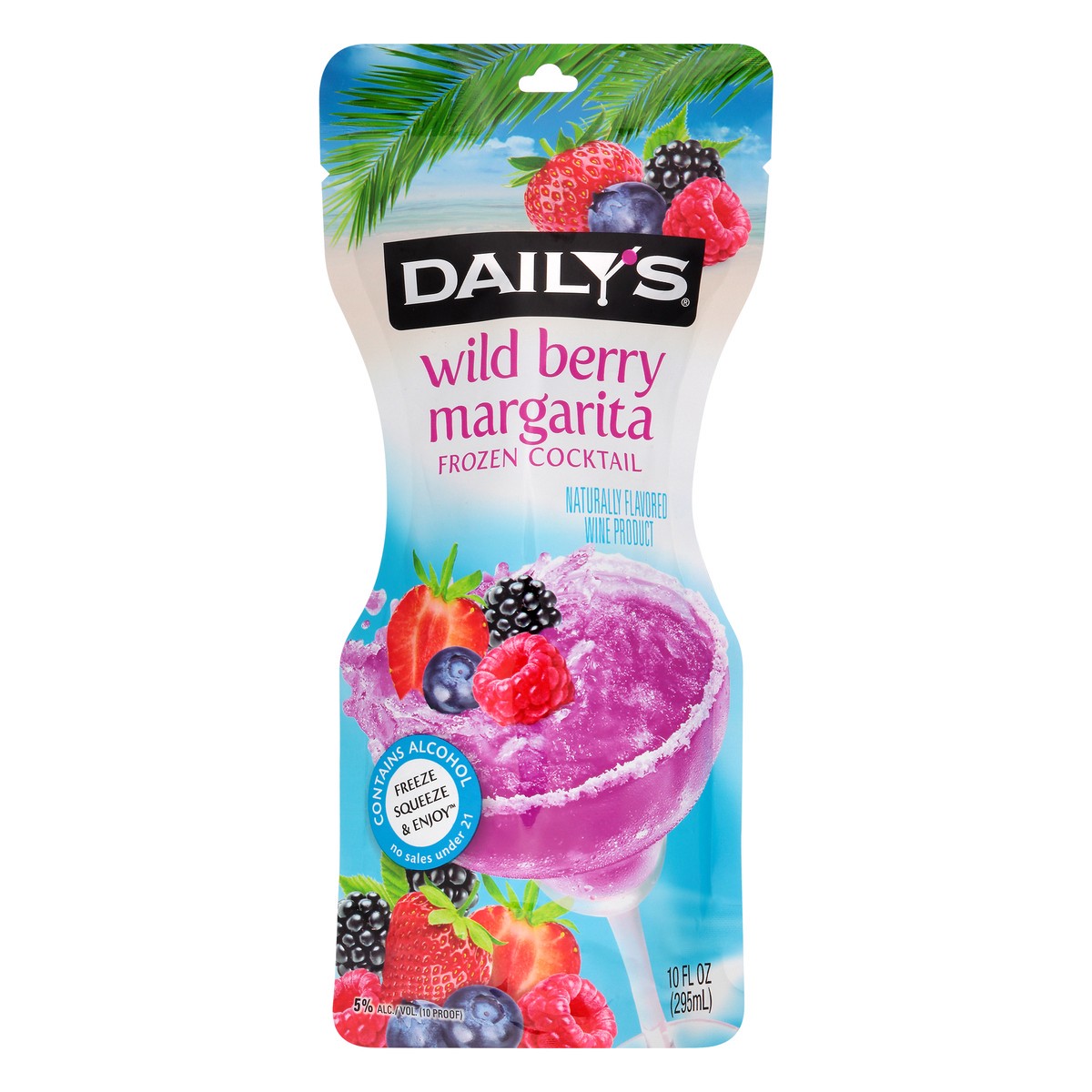 slide 1 of 9, Daily's Wild Berry Margarita Frozen Cocktail 10 fl oz, 10 fl oz