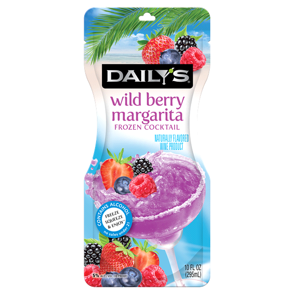 slide 1 of 1, Daily's Wild Berry Margarita Frozen Cocktail, 10 fl oz