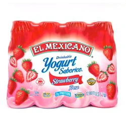 El Mexicano Saborico Strawberry Yogurt Drinks