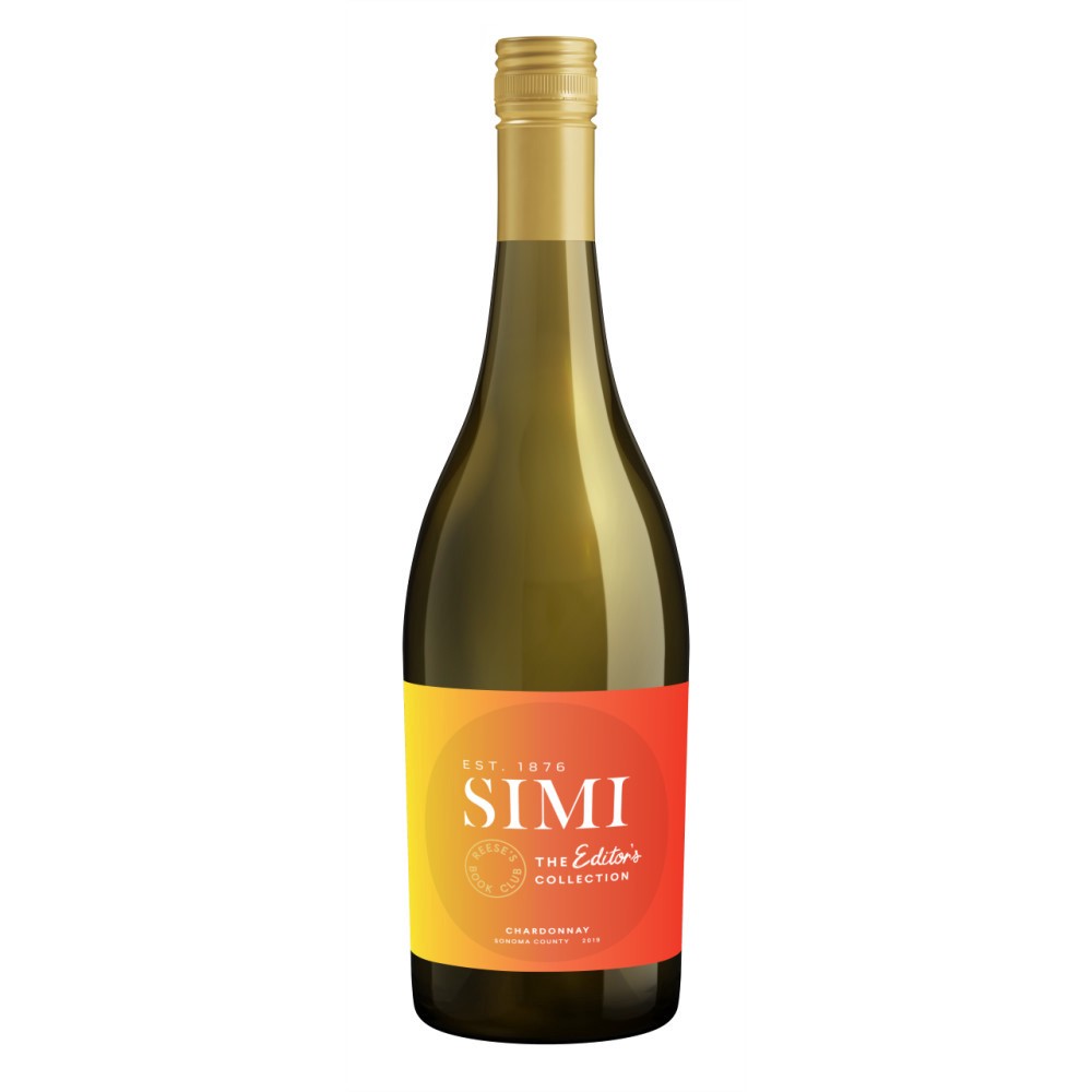 slide 1 of 3, SIMI The Editor's Collection Reese's Book Club Sonoma County Chardonnay White Wine, 750 mL Bottle, 25.36 fl oz