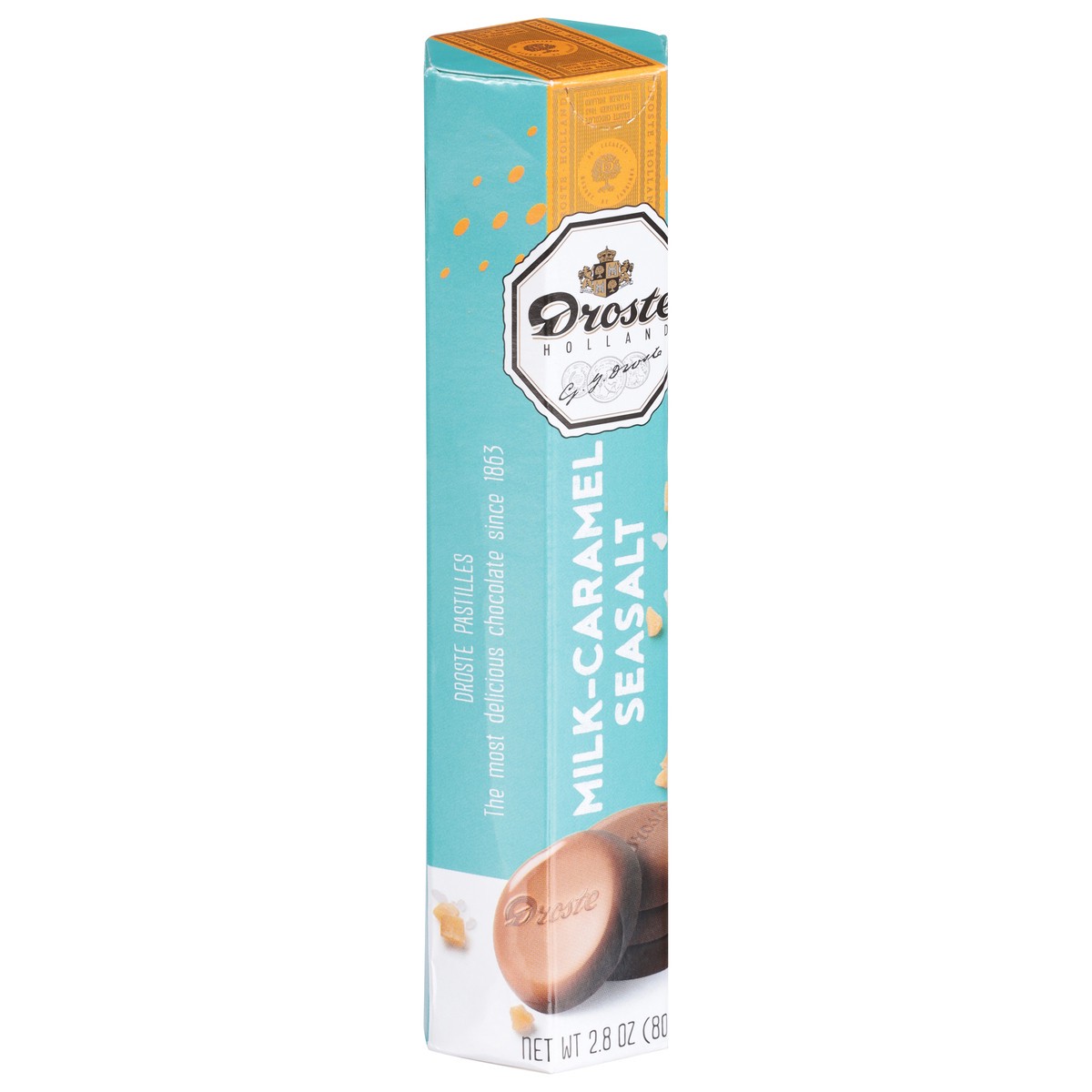 slide 2 of 9, Droste Caramel Sea Salt Pastille, 3 oz