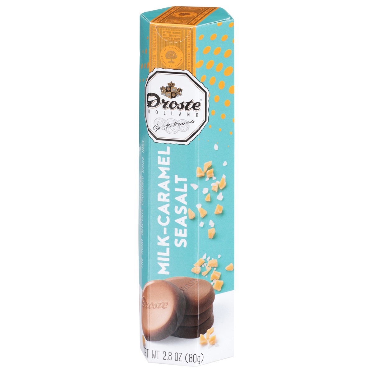 slide 3 of 9, Droste Caramel Sea Salt Pastille, 3 oz