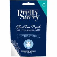 Pretty Savvy Hydrating Sheet Face Mask with Hyaluronic Acid