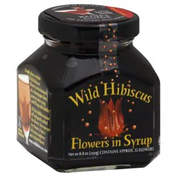 Wild Hibiscus Flowers In Syrup - 8.8 oz