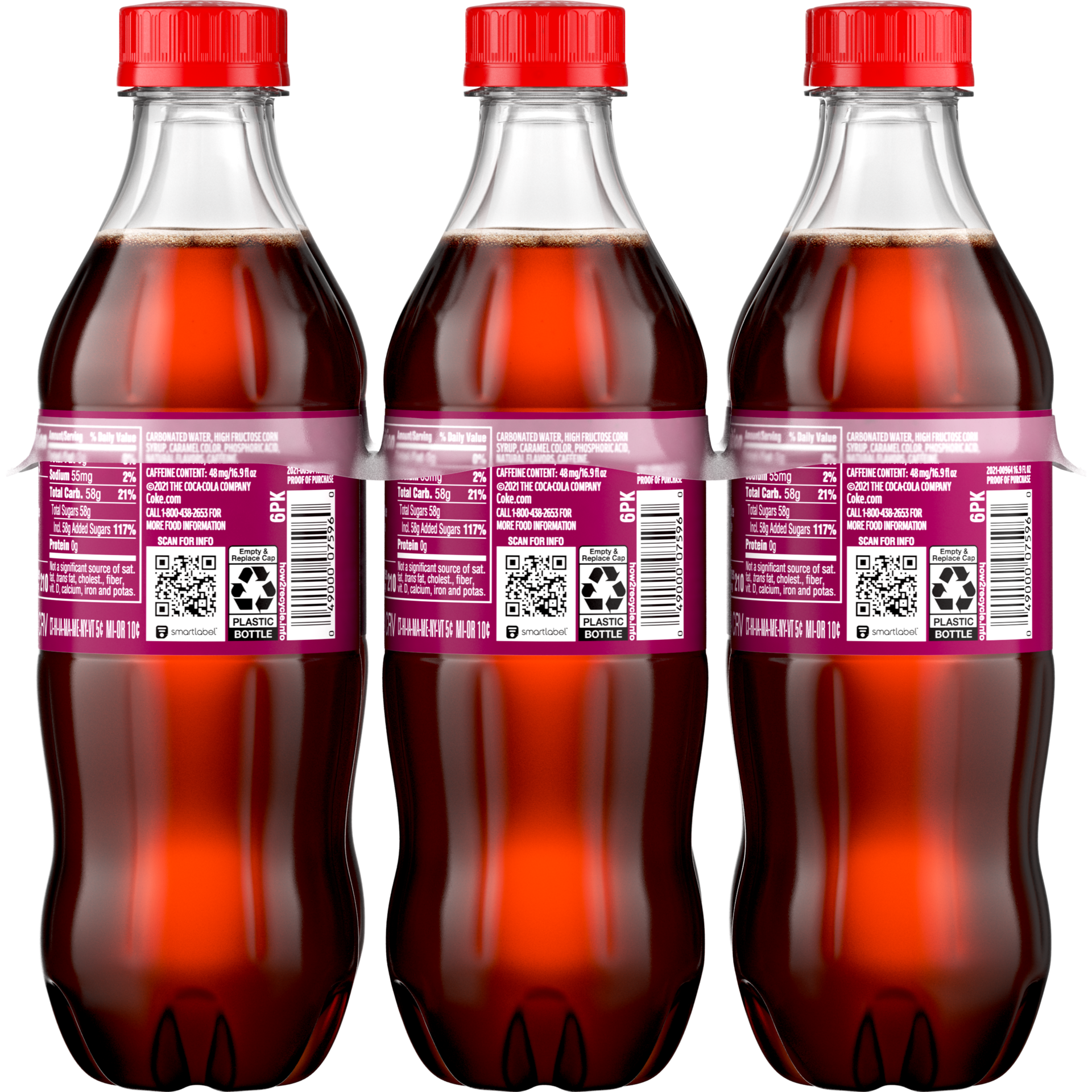 slide 3 of 5, Coca-Cola Cherry Bottles- 6 ct, 6 ct