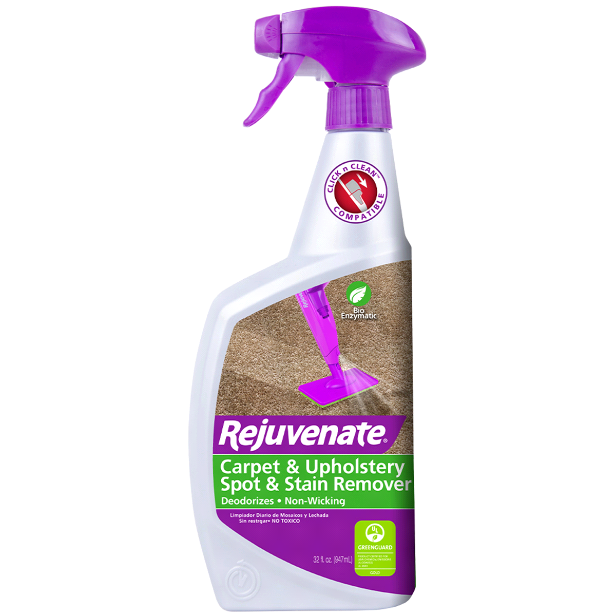 slide 1 of 1, Rejuvenate Carpet & Upholstery Spot & Stain Remover, 32 fl oz