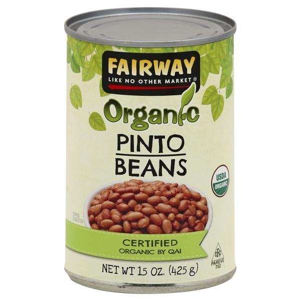slide 1 of 1, Fairway Organic Beans Pinto, 15 oz