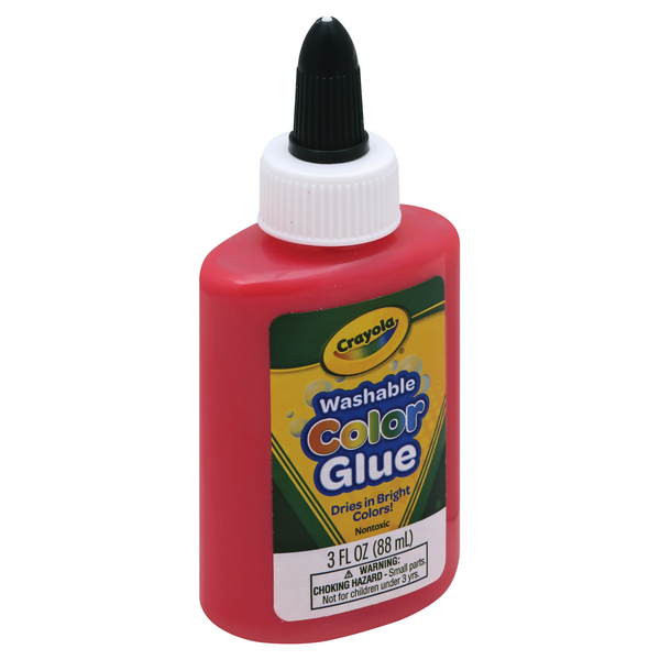 slide 1 of 4, Crayola Washable Color Glue - Mango Tango, 3 fl oz