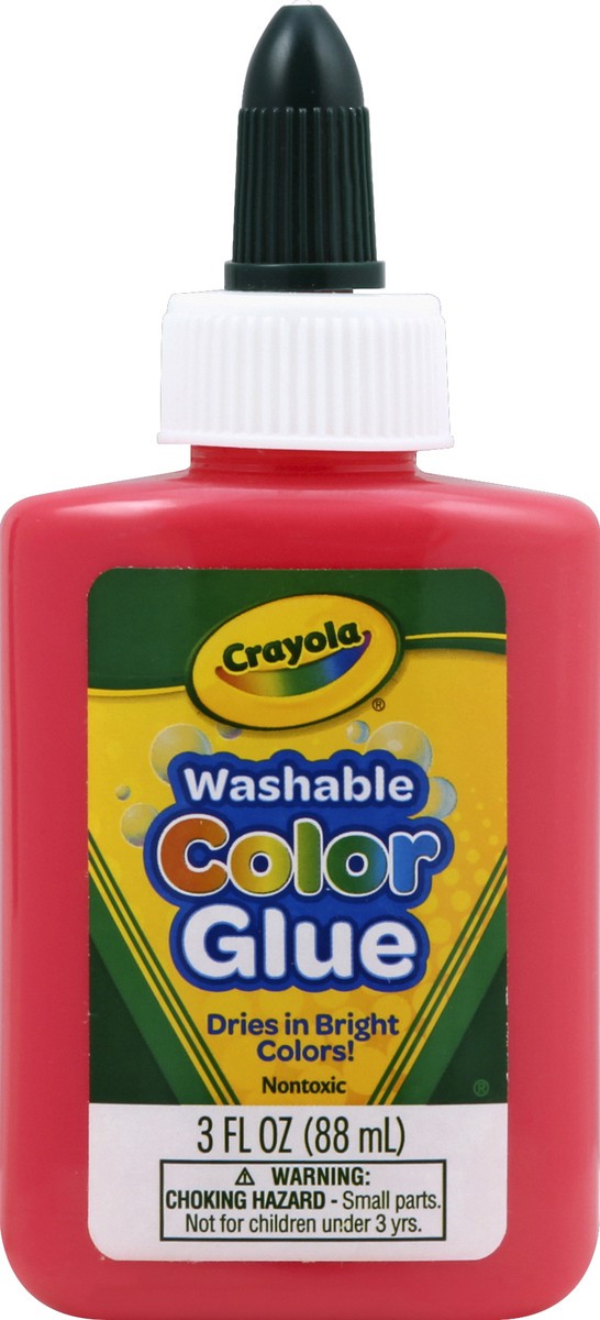 slide 4 of 4, Crayola Washable Color Glue - Mango Tango, 3 fl oz