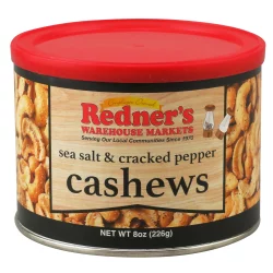 Redners Cashew Sea Salt Pep