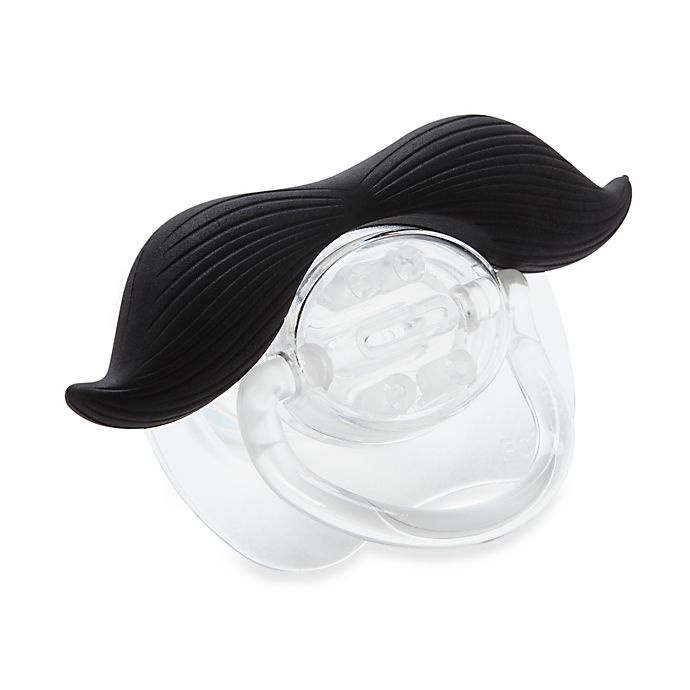 slide 1 of 1, Mustachifier The Gentleman Mustache Pacifier, 1 ct