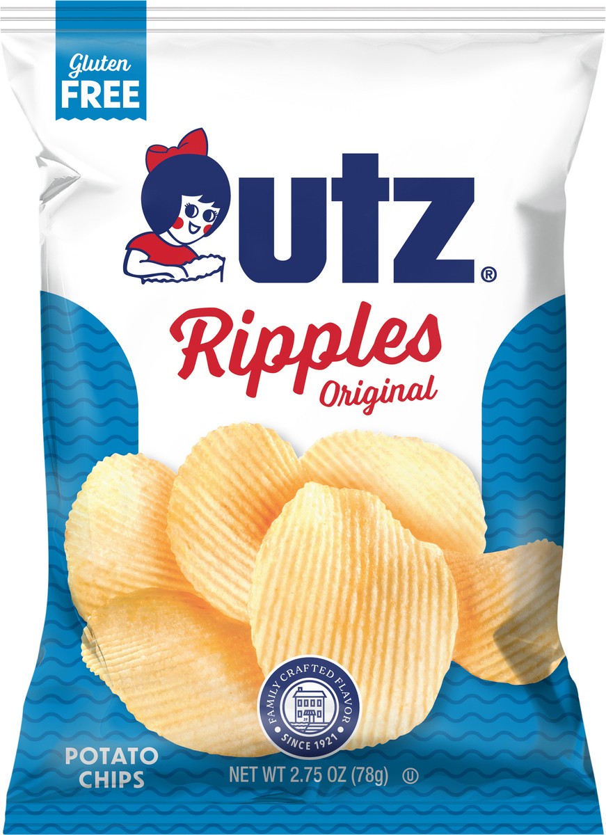 slide 7 of 7, Utz Ripples Original Potato Chips 2.75 oz,
