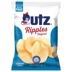 Utz Ripples Original Potato Chips, 2.75 oz