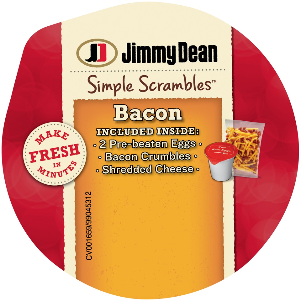 Jimmy Dean Simple Scramblers - Bacon 5.35 oz | Shipt