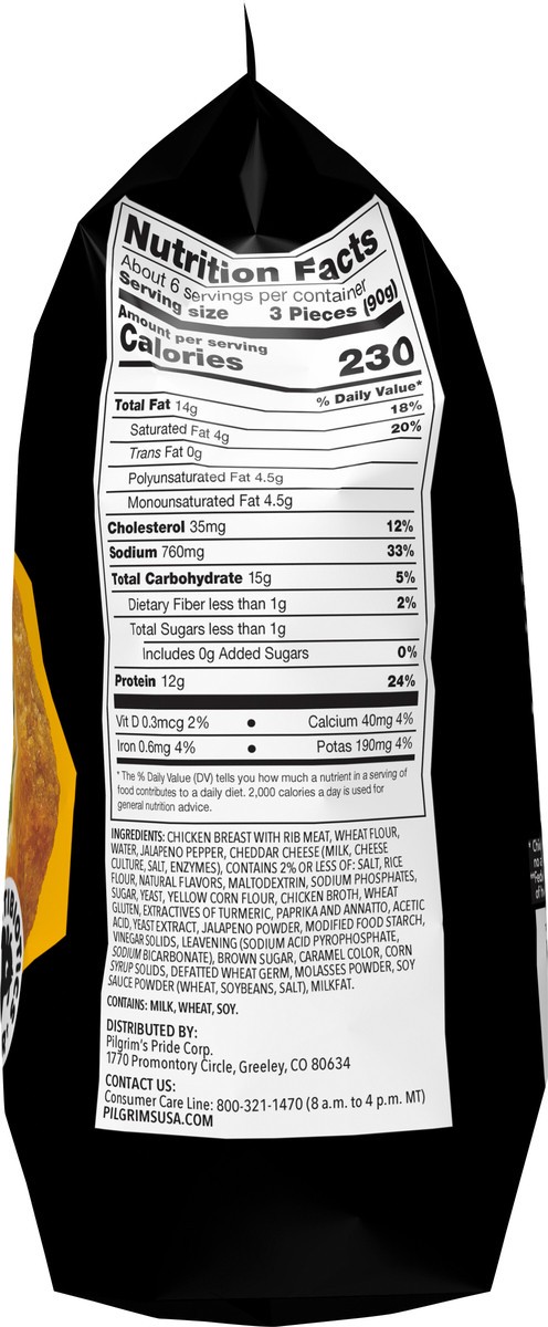 slide 9 of 13, Pilgrim's Pilgrim’s Cheesy Jalapeño Loaded Nuggets, 19.2 oz