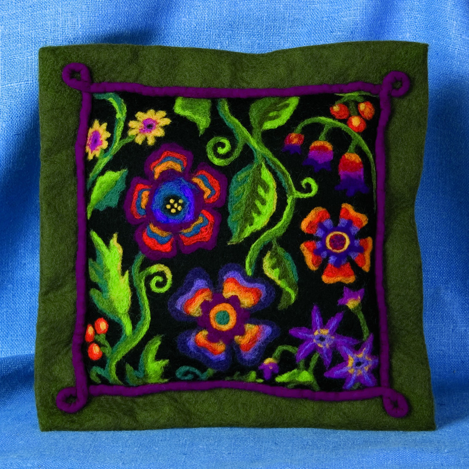 slide 2 of 5, Dimensions Needle Felting Wool Rovings, Rainbow, 2.8 oz