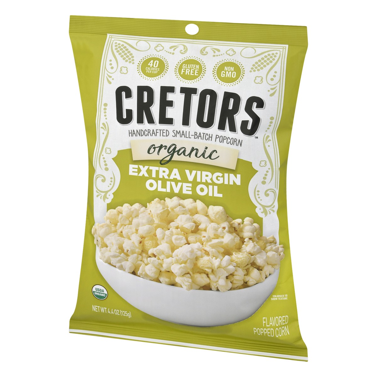 slide 3 of 10, Cretors G.H.Cretors Organic Popcorn Evoo, 4.4 oz