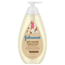 Johnson's Skin Nourish Baby Wash, Vanilla & Oat Scents, 20.3 fl. oz