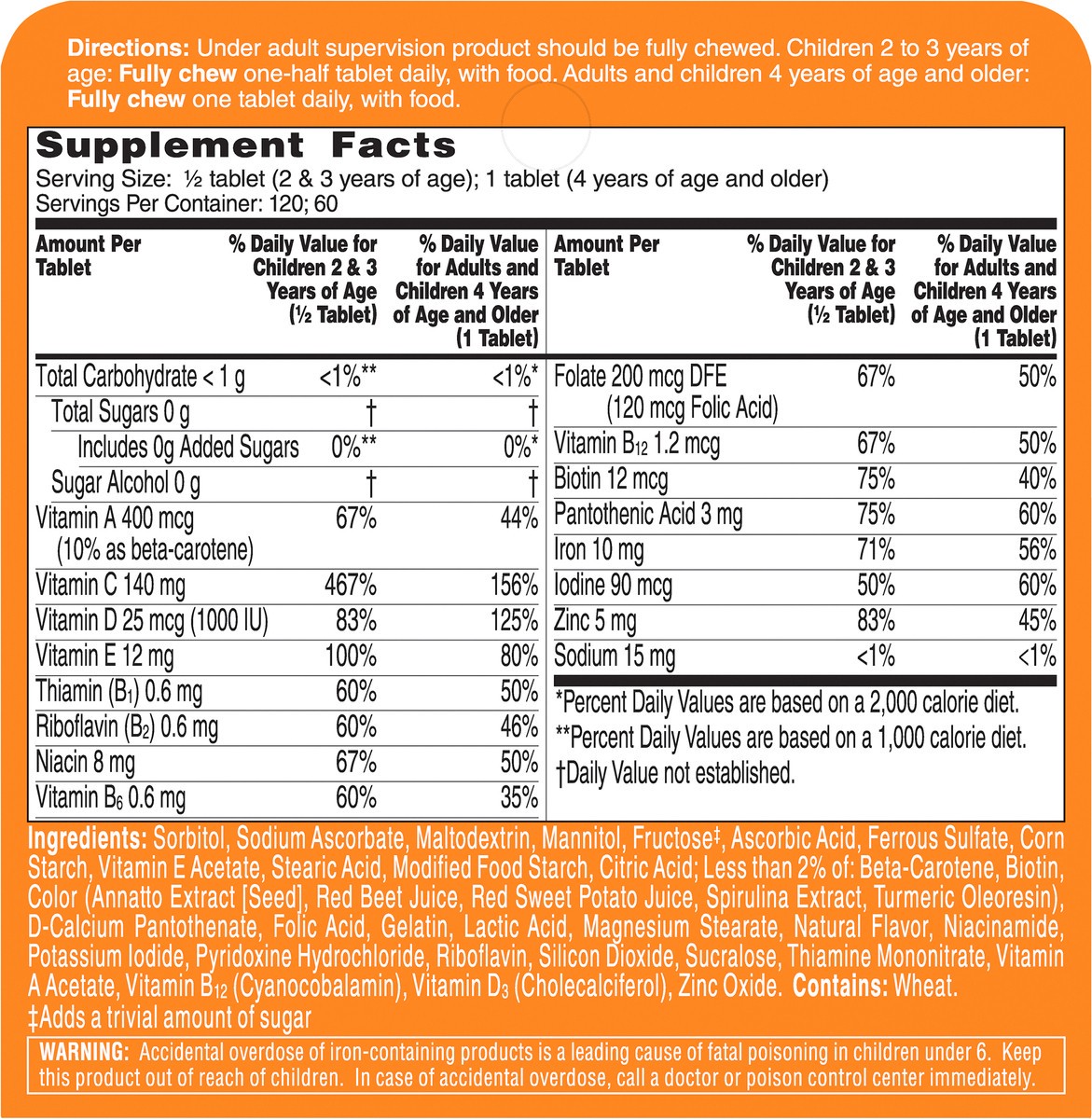 slide 3 of 6, Flintstones Plus Immunity Support Children's Multivitamin Supplement Chewable Tablets, 60 ct