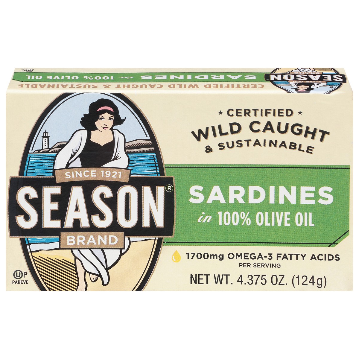 slide 5 of 13, Season in 100% Olive Oil Sardines 4.375 oz, 4.38 oz