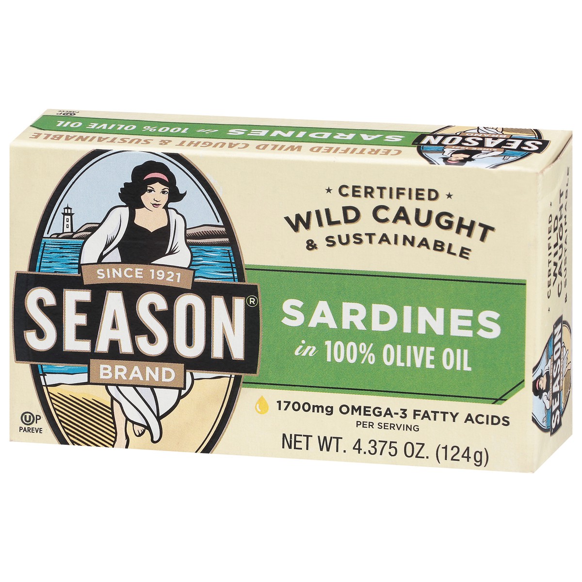 slide 9 of 13, Season in 100% Olive Oil Sardines 4.375 oz, 4.38 oz