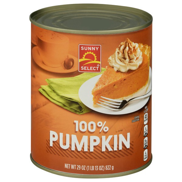 slide 1 of 1, Sunny Select 100% Pumpkin 29 oz, 29 oz