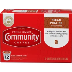Community Coffee Coffee, Pecan Praline, K-Cup Pods