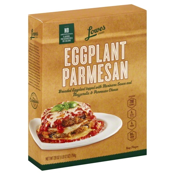 slide 1 of 1, Lowes Foods Eggplant Parmesan, 28 oz