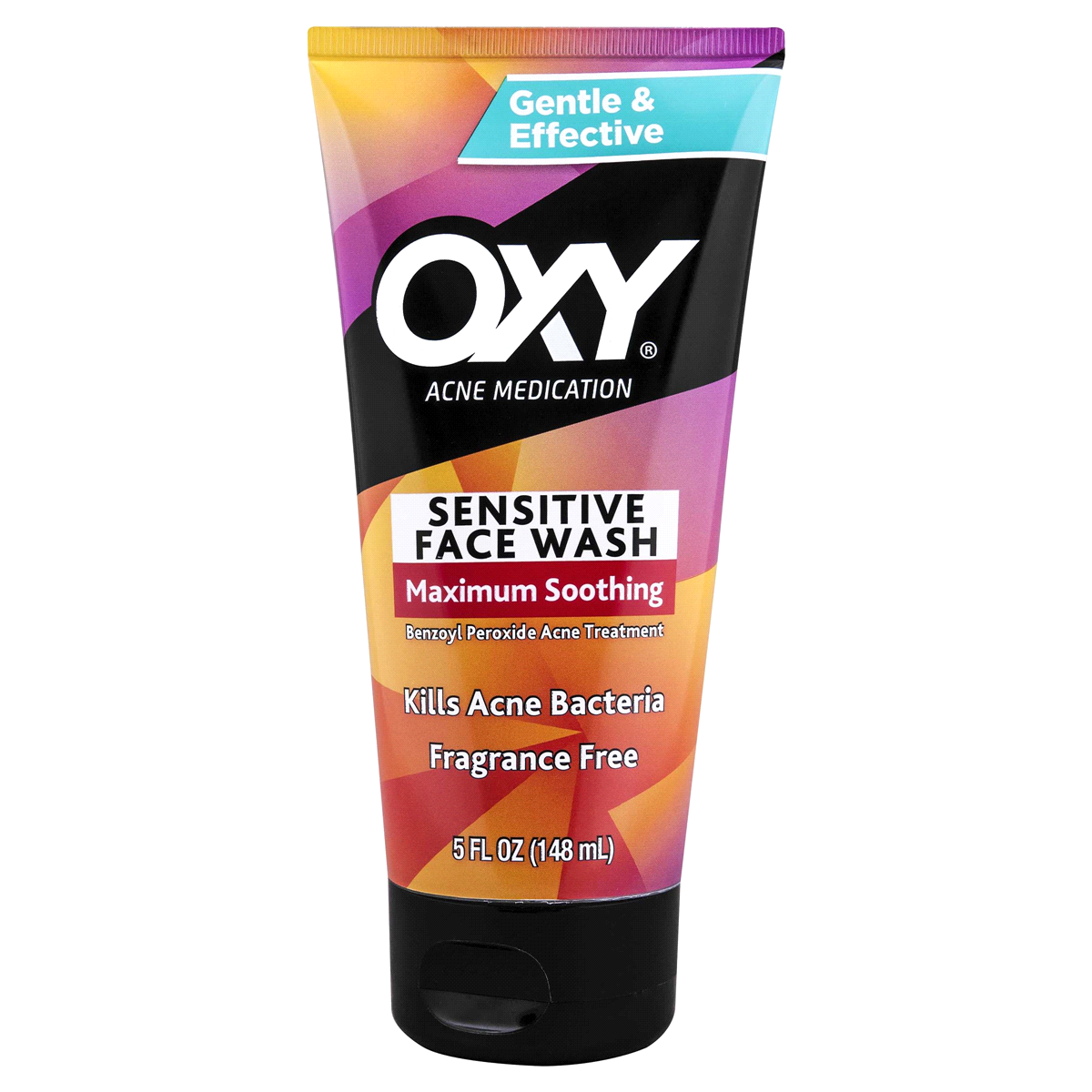 slide 1 of 1, Oxy Sensitive Max Action Face Wash, 5 fl oz