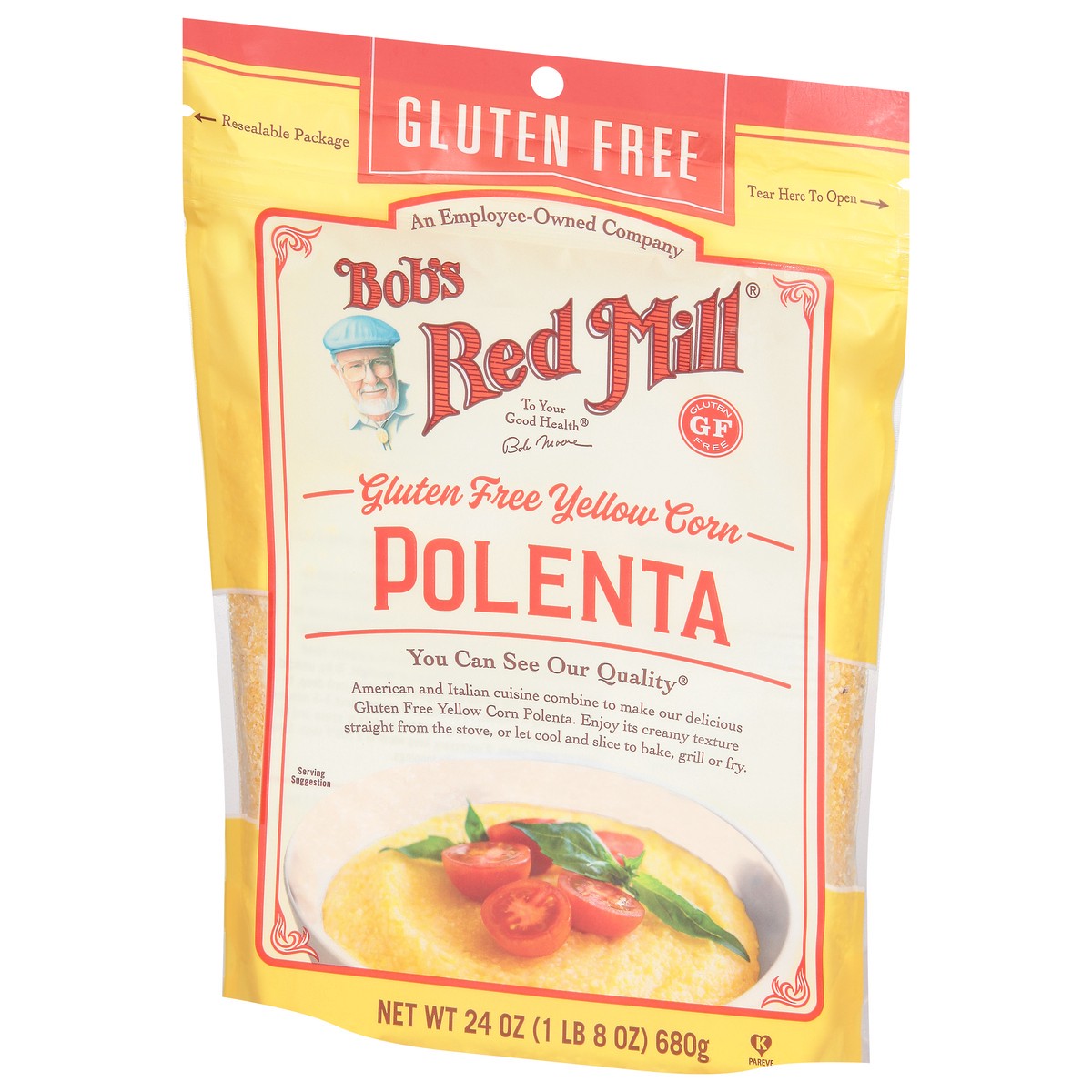 slide 8 of 9, Bob's Red Mill Gluten Free Yellow Corn Polenta 24 oz, 24 oz