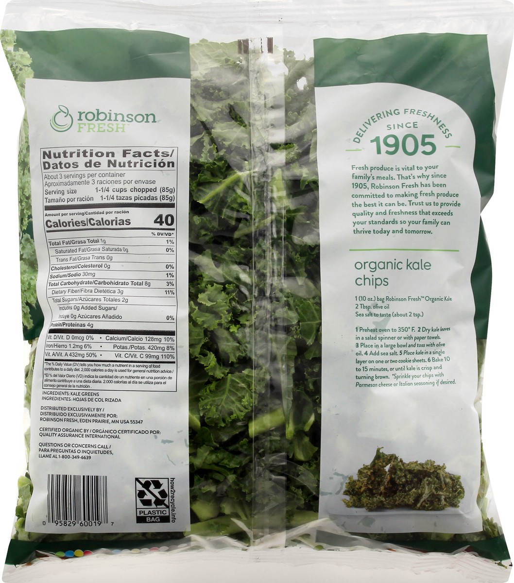 slide 4 of 12, Robinson Fresh Organic Kale, 10 oz