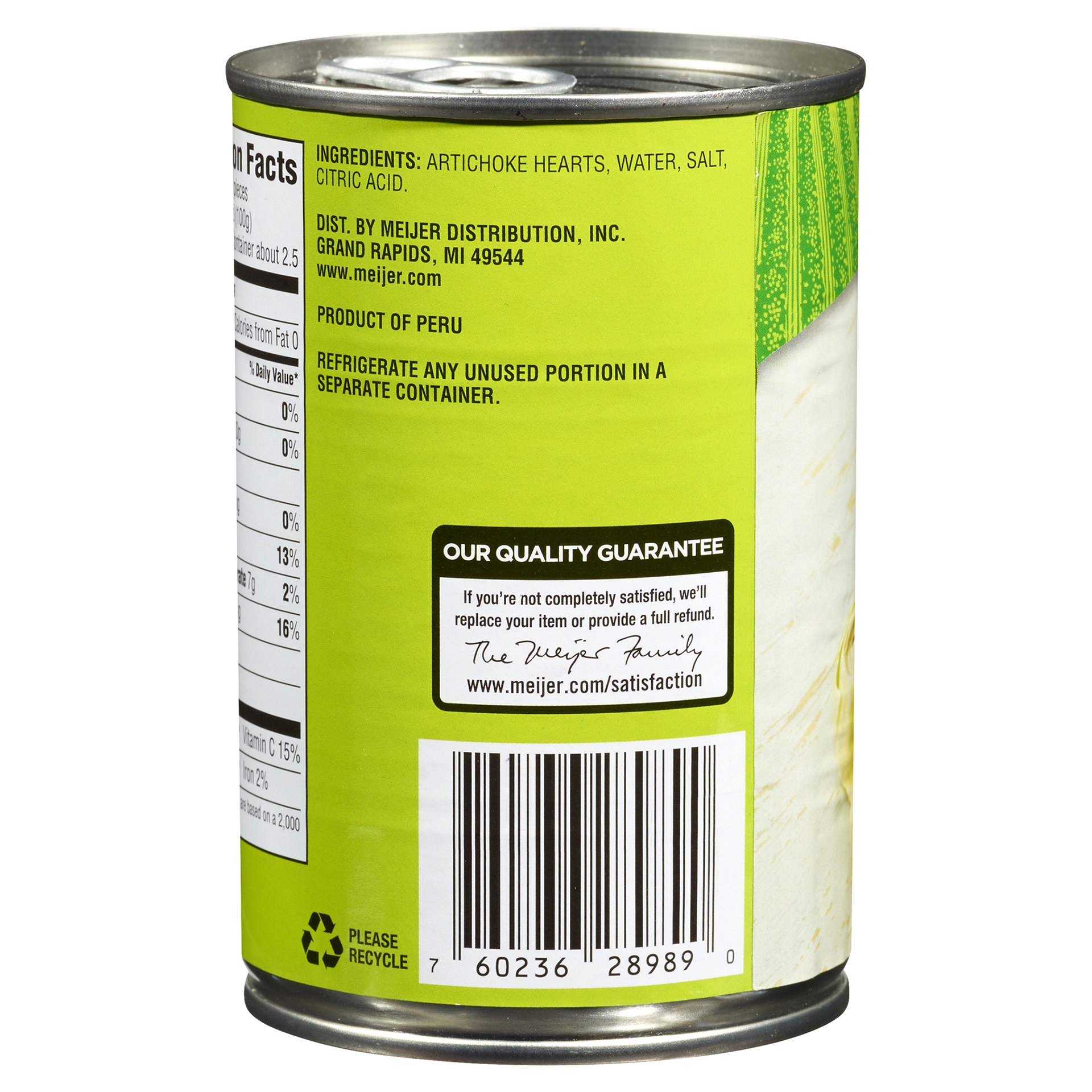 slide 6 of 9, Meijer Canned Artichoke Hearts, 14 oz