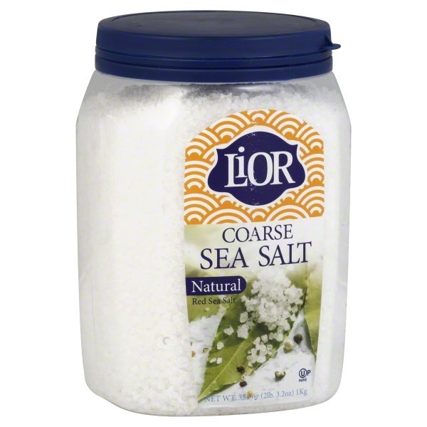 slide 1 of 1, Lior Kitchen Salt Plastic Jar, 35.2 oz