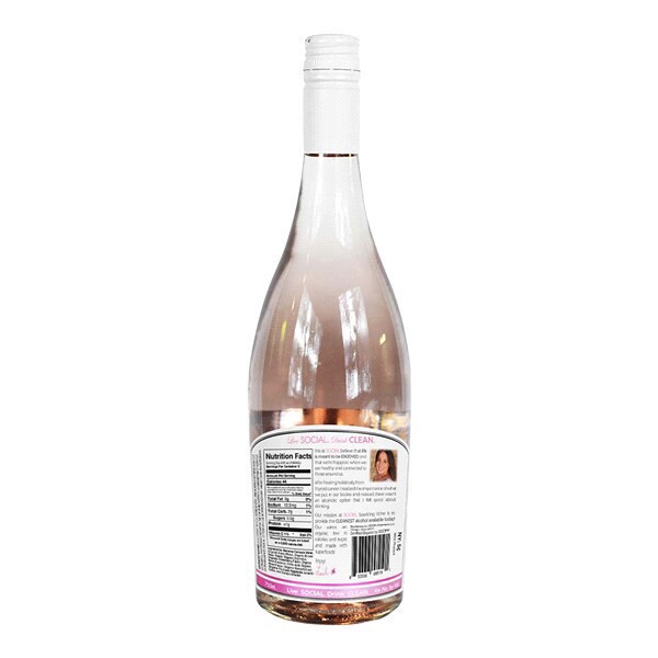 slide 2 of 5, SOCIAL Sparkling Wine Social Organic Strawberry Rose Sparkling Wine, 1 ct