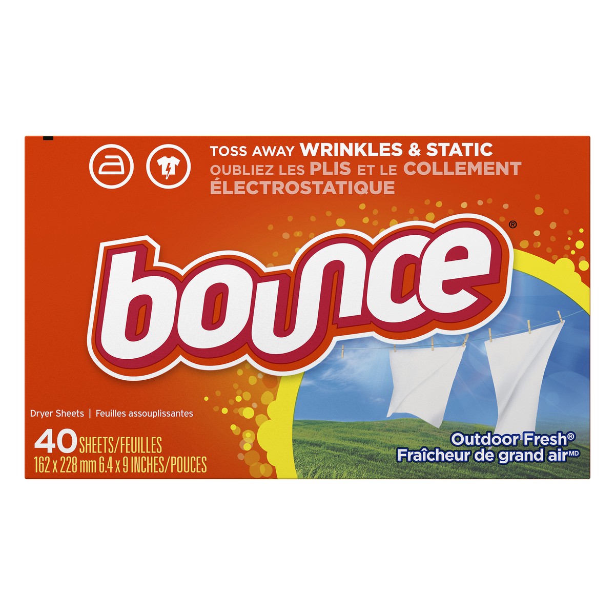 slide 1 of 2, Bounce Scented Singles Fabric Softener Sheets, 40 ct