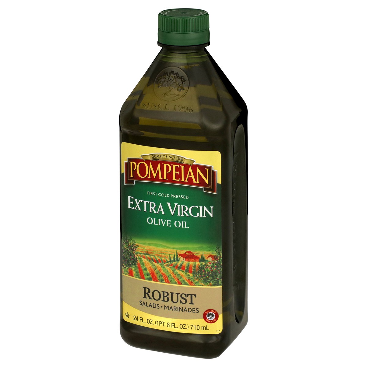 slide 6 of 9, Pompeian Imported Robust Extra Virgin Olive Oil, 24 fl oz