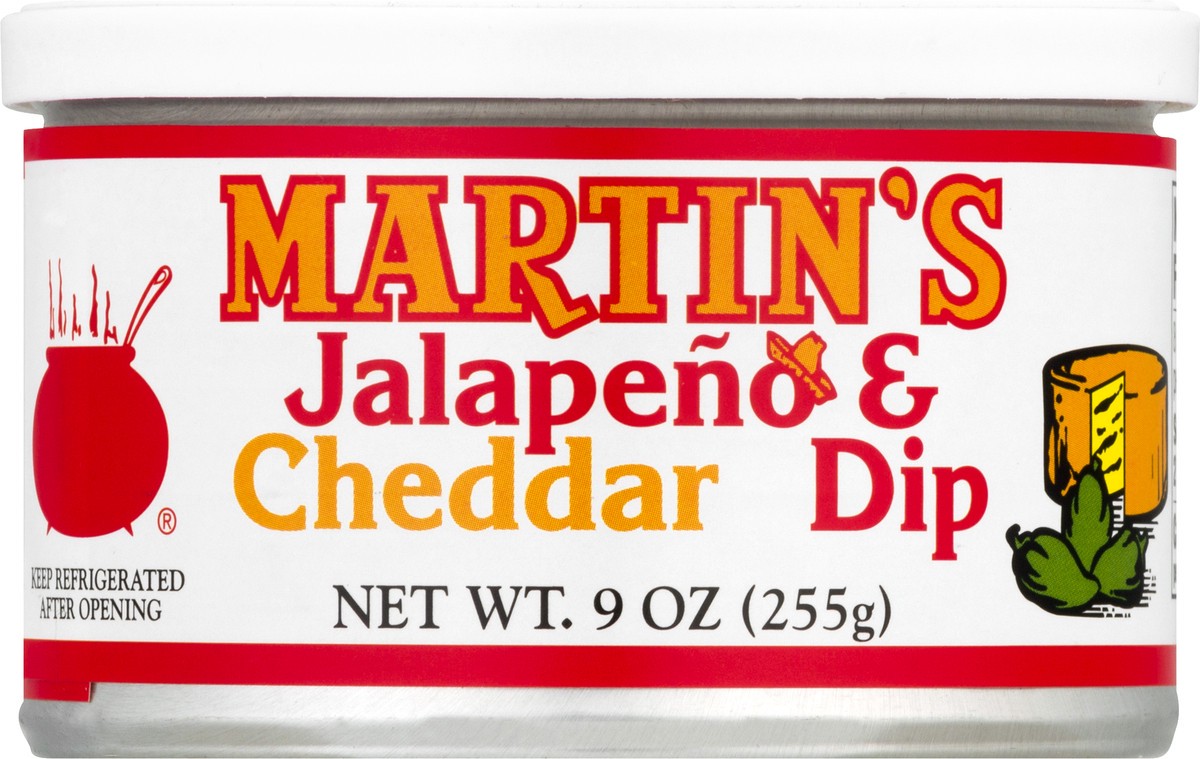 slide 2 of 13, Martin's Jalapeno & Cheddar Dip 9 oz, 9 oz