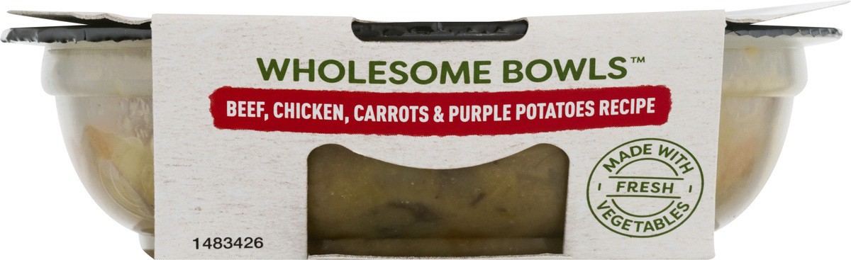 slide 11 of 11, Cesar Wholesome Bowls Beef Chicken Carrots & Purple Potatoes Recipe Canine Cuisine In Broth 85 gr, 85 g