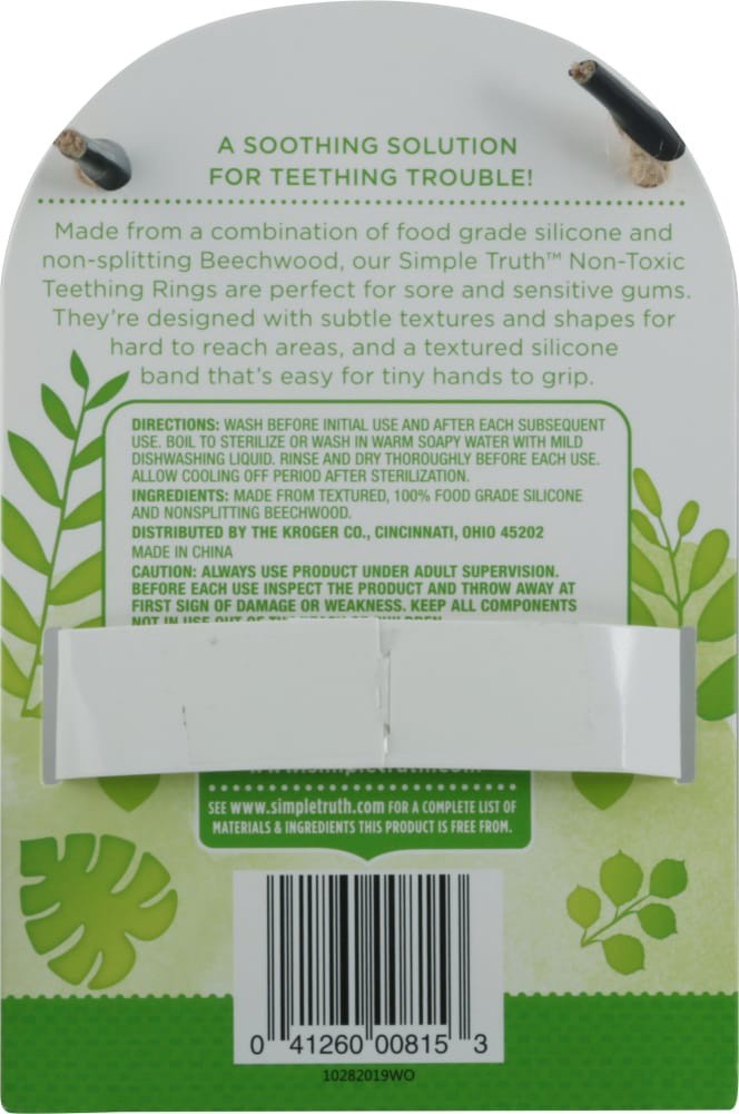slide 2 of 2, Simple Truth Teething Ring, 1 ct