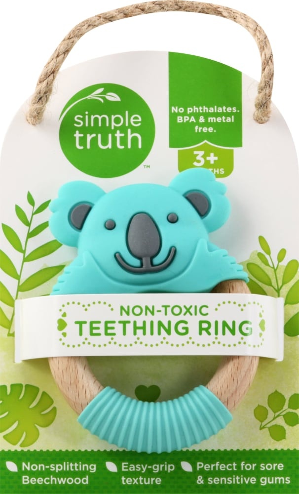 slide 1 of 1, Simple Truth Teething Ring, 1 ct