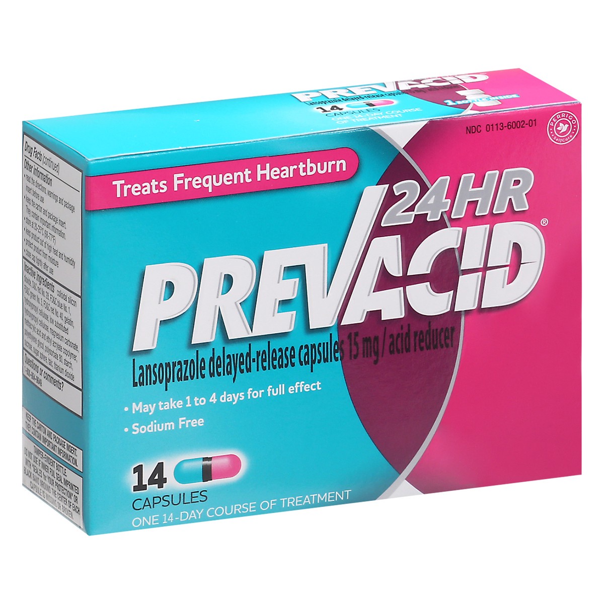 slide 3 of 13, Prevacid 24 HR Lansoprazole Delayed-Release, 15mg, 14 Capsules, 14 ct